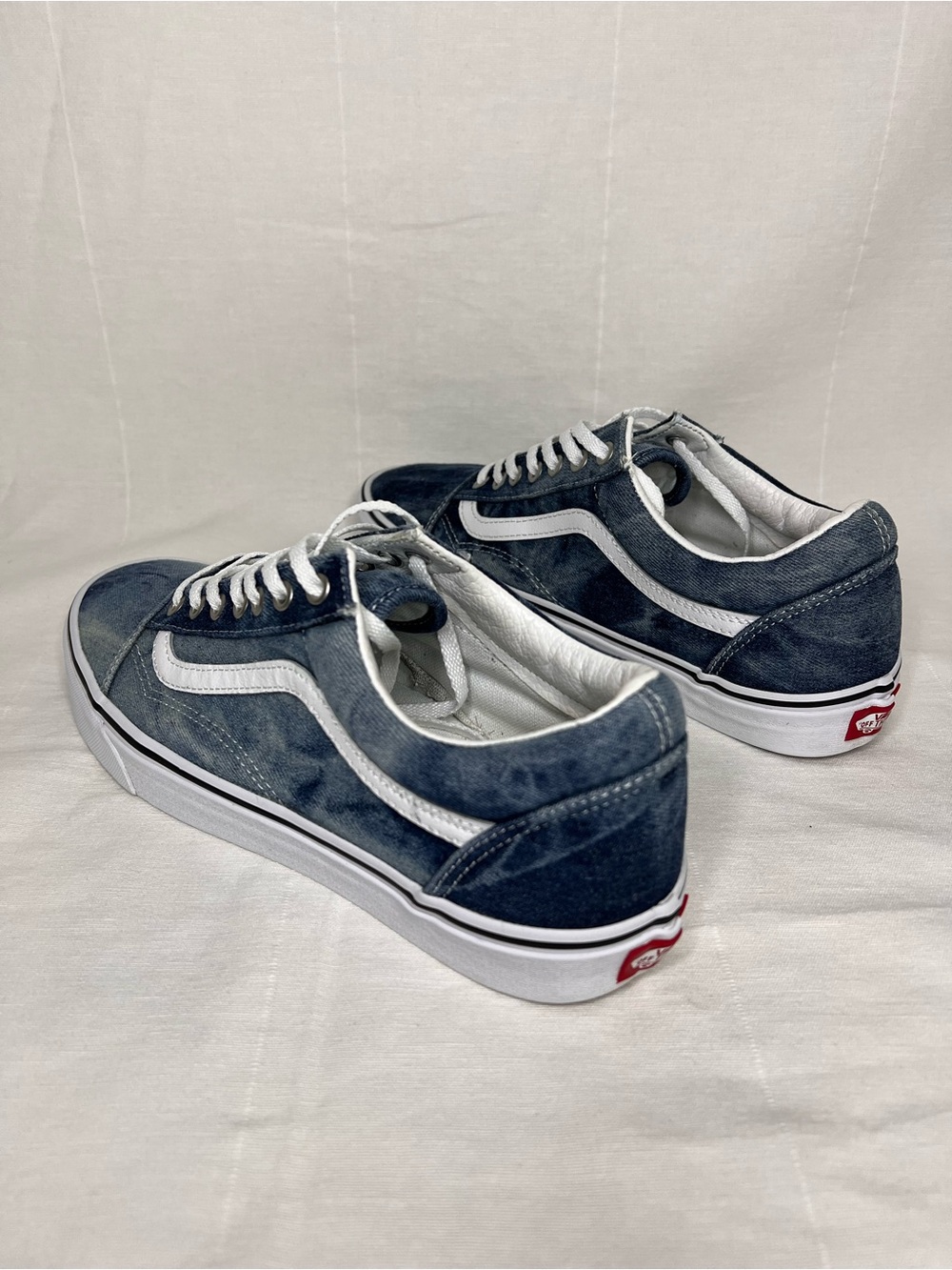 Vans old school canvas denim men’s shoes, men size 10.5 - Picture 3 of 6